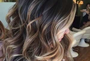 Blonde Highlights on Brown Hair